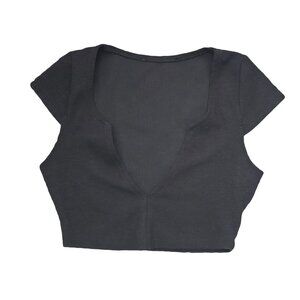 3/$25 Little Black Crop Top XXS